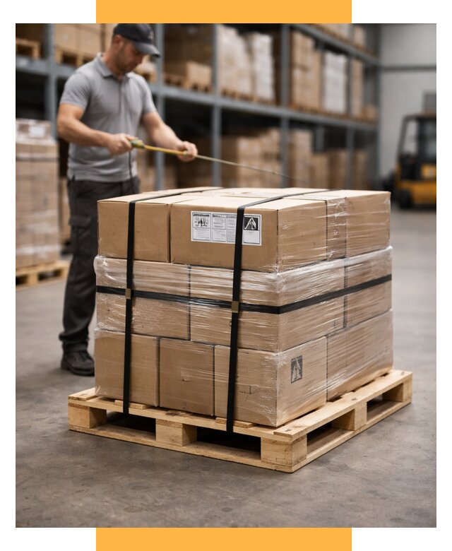 Упаковка и паллетирование грузов от 3631 р. | СетСервис-Вдм