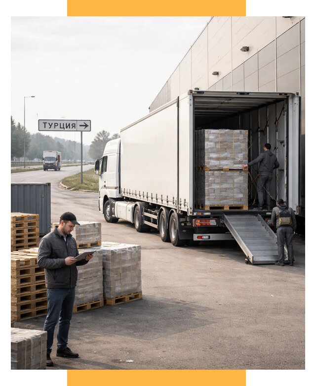 Автоперевозки и доставка фурой из Турции от 124500 р. | СетСервис-Вдм