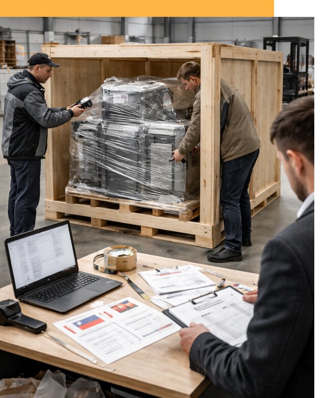 Доставка промышленного оборудования из США от 67438 руб