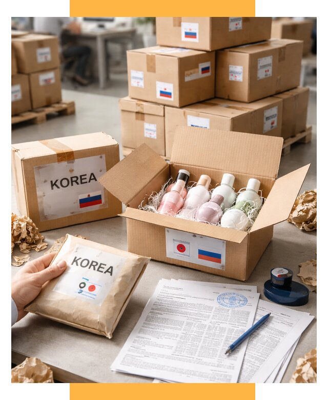 Доставка косметики из Кореи от 8819 р. под ключ | СетСервис-Вдм