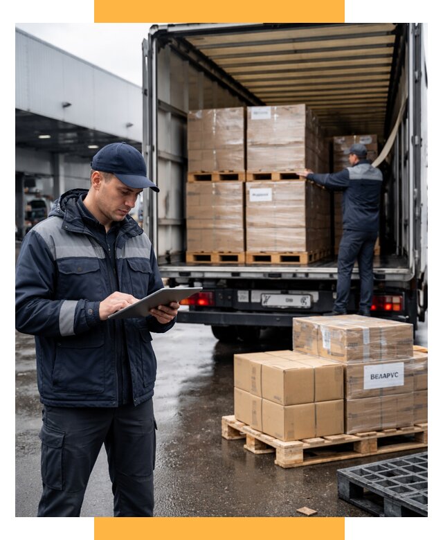 Доставка грузов из Беларуси от 15563 р. логистика СетСервис-Вдм