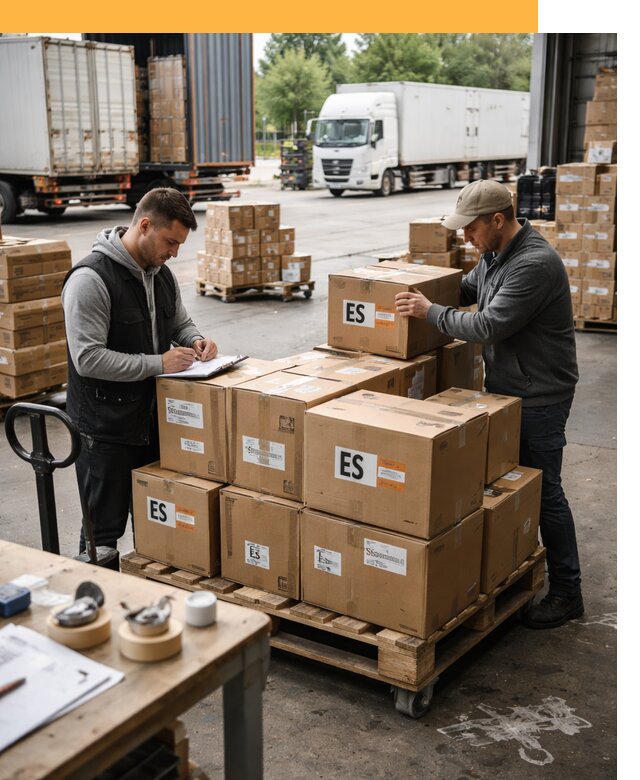 Доставка грузов в Испанию автотранспортом от 36313 руб