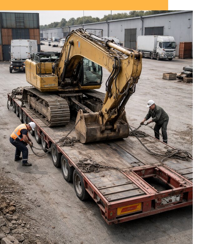 Перевозка спецтехники по России и миру от 46688 руб