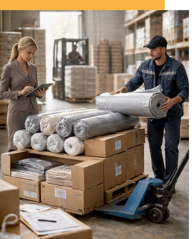 Перевозка текстиля по миру от 15563 руб. с таможней и страхованием