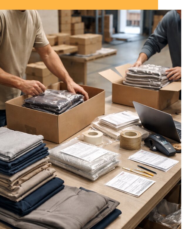 Перевозка одежды по миру от 7781 руб. с таможенным оформлением