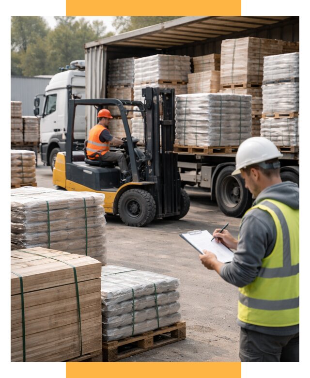 Перевозка строительных материалов от 5706 р. | СетСервис-Вдм