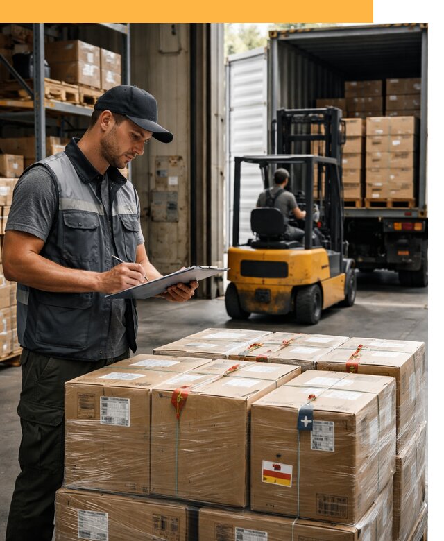 Реэкспорт товаров с таможенным оформлением и доставкой от 12450