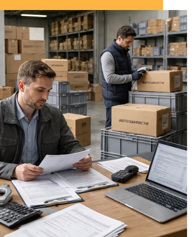 Таможенное оформление автозапчастей по выгодным тарифам от 8819