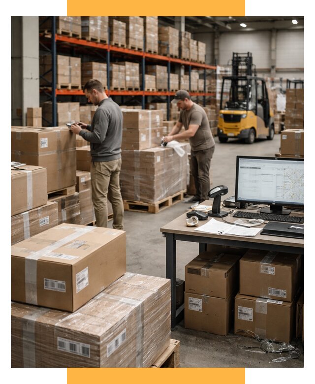 Склад консолидации в Европе от 6744 р., услуги СетСервис-Вдм