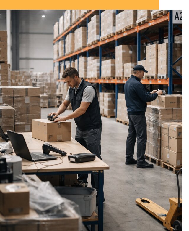 Склад консолидации в Европе: хранение, сортировка от 6744